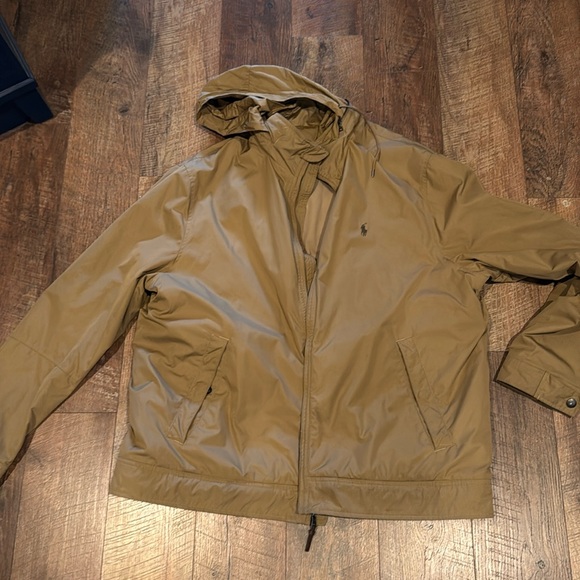 MENS POLO BY RALPH LAUREN KHAKI INSULATED JACKET XLT